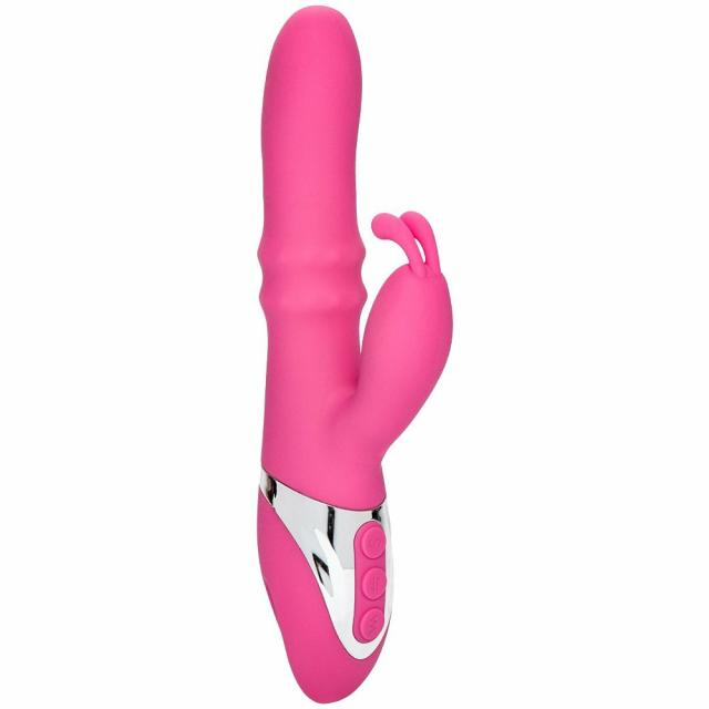 Rub It Pink 3 Function Rolling Bead Rabbit Vibrator Rabbit Vibrators