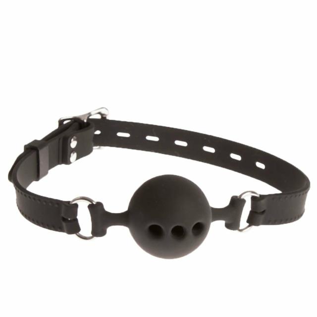 Rubber Fetish Silicone Vented Ball Gag Ball Gags & Mouth Gags