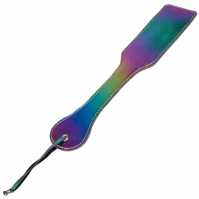 Shiny B!Tch Holographic Faux Leather Paddle – 12.5 Inch Bondage & Fetish