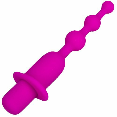 Silicone 10 Function Vibrating Anal Beads – 5.25 Inch Anal Toys