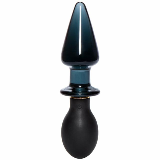 Silicone & Glass 10 Function Double Butt Plug – 6.8 Inch Anal Toys