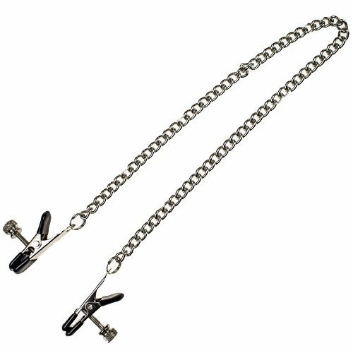 Silver Chained Nipple Clamps Nipple Toys & Clit Toys