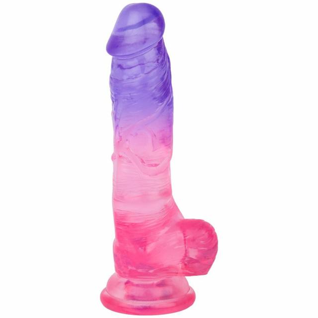 Snow Bone Pink To Purple Suction Dildo – 6.5 Inch Dildos