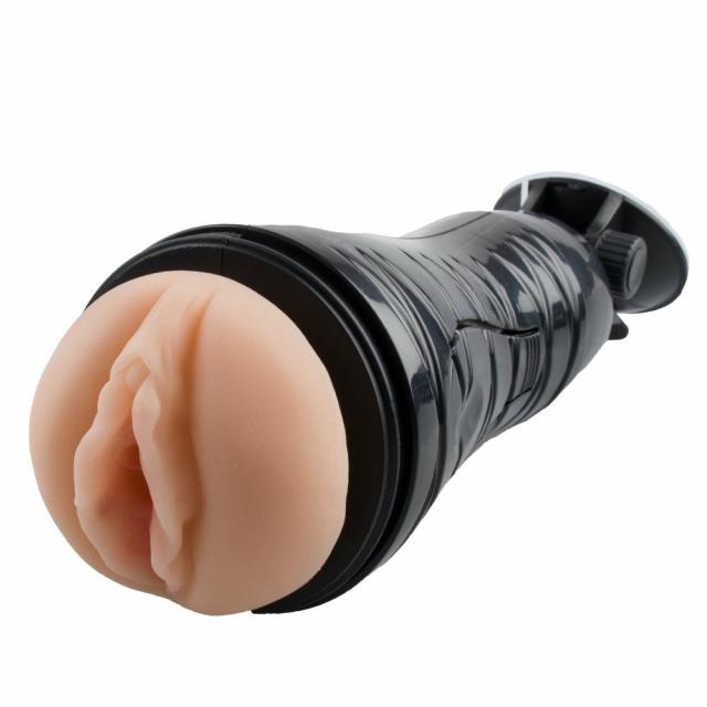 Squeeze Me Suction Cup Masturbator With Swivel Mount Male Sex Toys