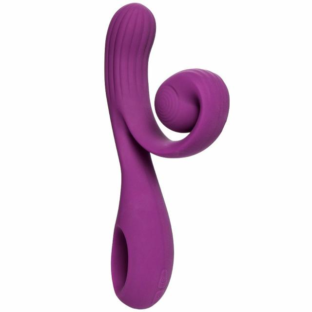 Treble Cleft Purple Silicone 10 Function Rabbit Vibrator Rabbit Vibrators