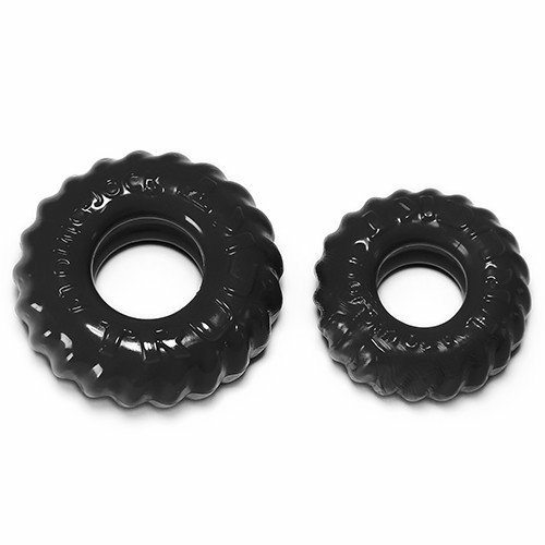 Truckt Black Set Of Two Cock Rings – 16Mm To 20Mm Cock Rings