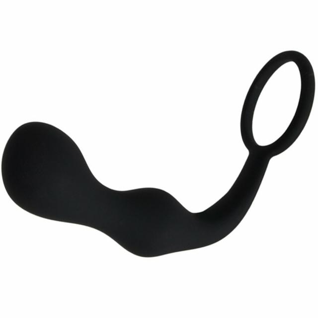 Two Places At Once Cock Ring And Butt Plug – 7.5 Inch Anal Toys