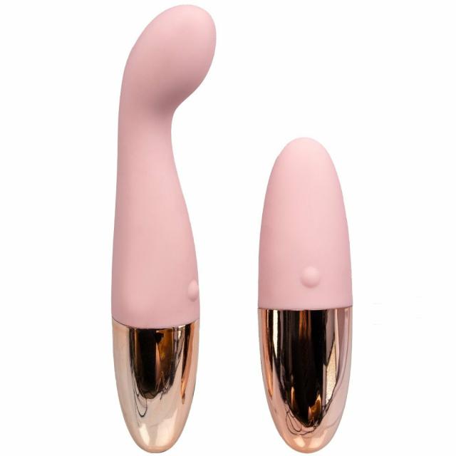 Two To Tango Pink Rose Gold G-Spot & Bullet Vibrator Set Sex Toy Sets & Bundles