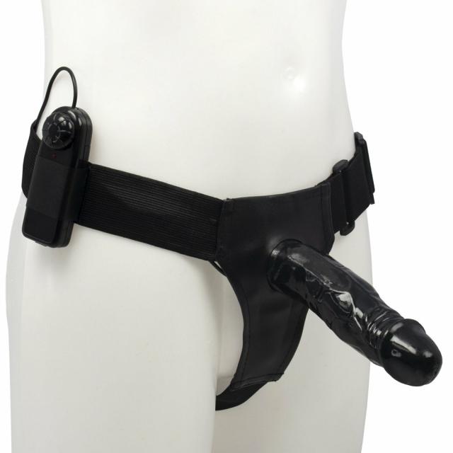 Unisex Hollow Strap-On Vibrator And Extender – 6 Inch Cock Sleeves