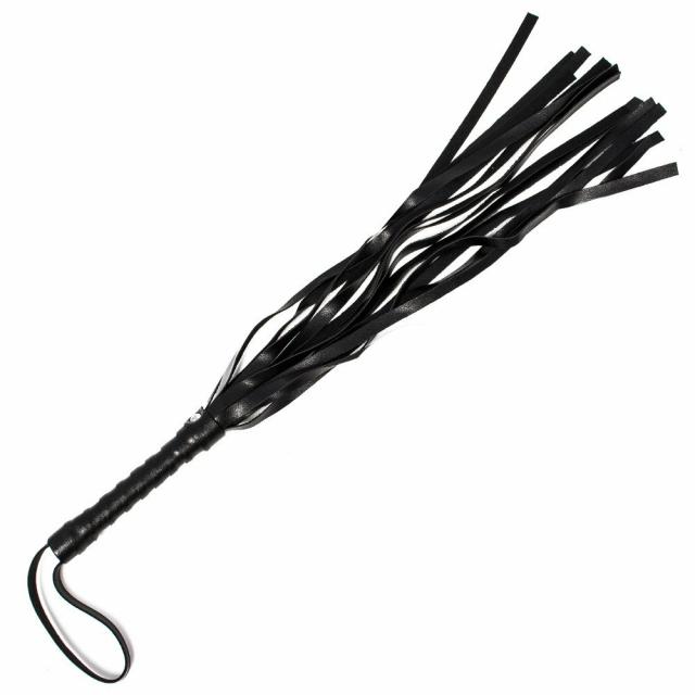 Wield And Whip Black Flogger – 17 Inch Bondage & Fetish