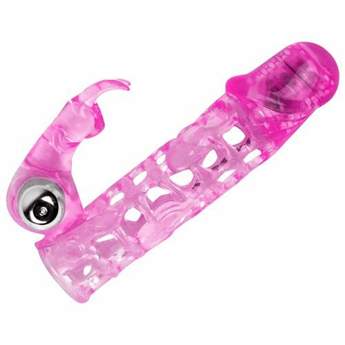 Wild Ride Vibrating Rabbit 1.5 Inch Penis Extension Cock Sleeves