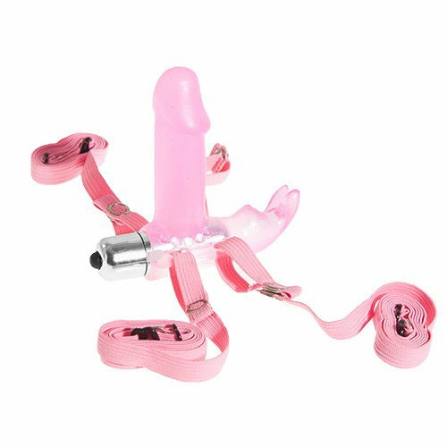 At It Like Rabbits Strap On Wearable Rabbit Vibrator Sex Toys