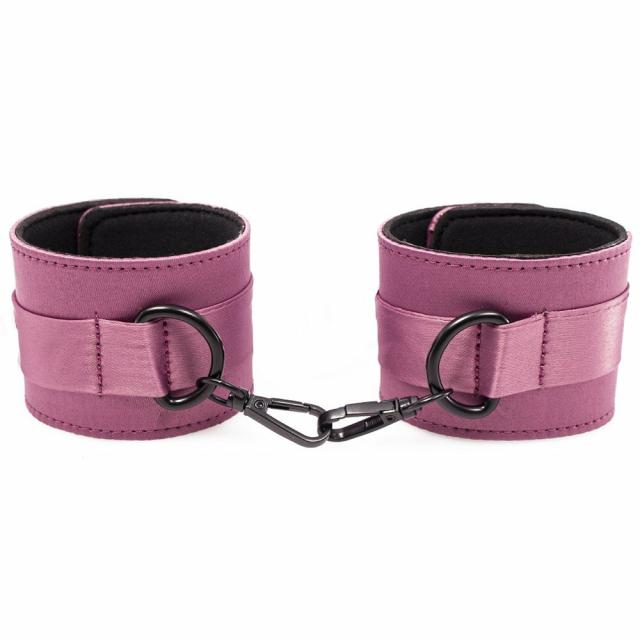 Bind & Blush Pink Satin Tie Handcuffs Bondage & Fetish