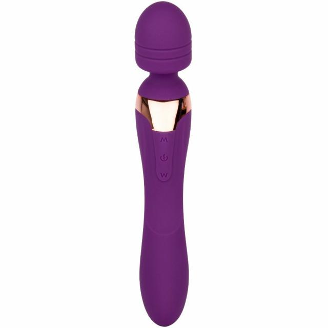 Blissful Purple 14 Function 2 In 1 Wand And G-Spot Vibrator Massage Wand Vibrators